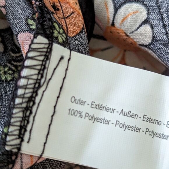 Traffic People High Waist Floral Margot Wide Leg Trousers women's sz S - Picture 12 of 14